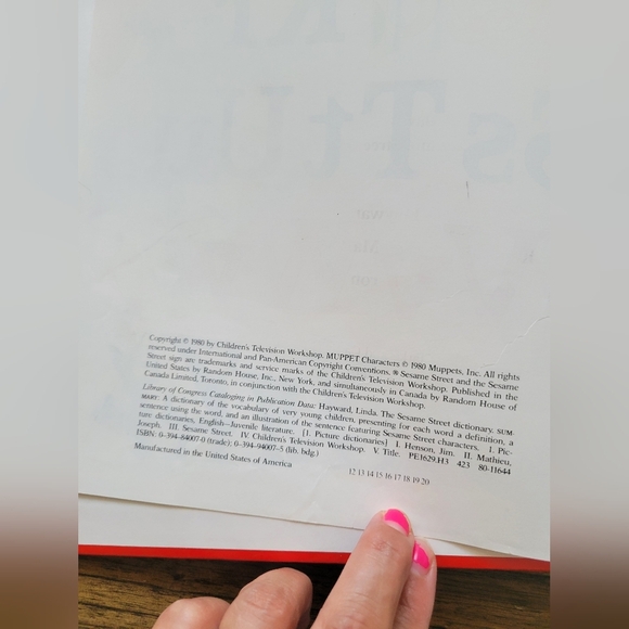 Vintage Sesame Street illustrated dictionary - Picture 5 of 7